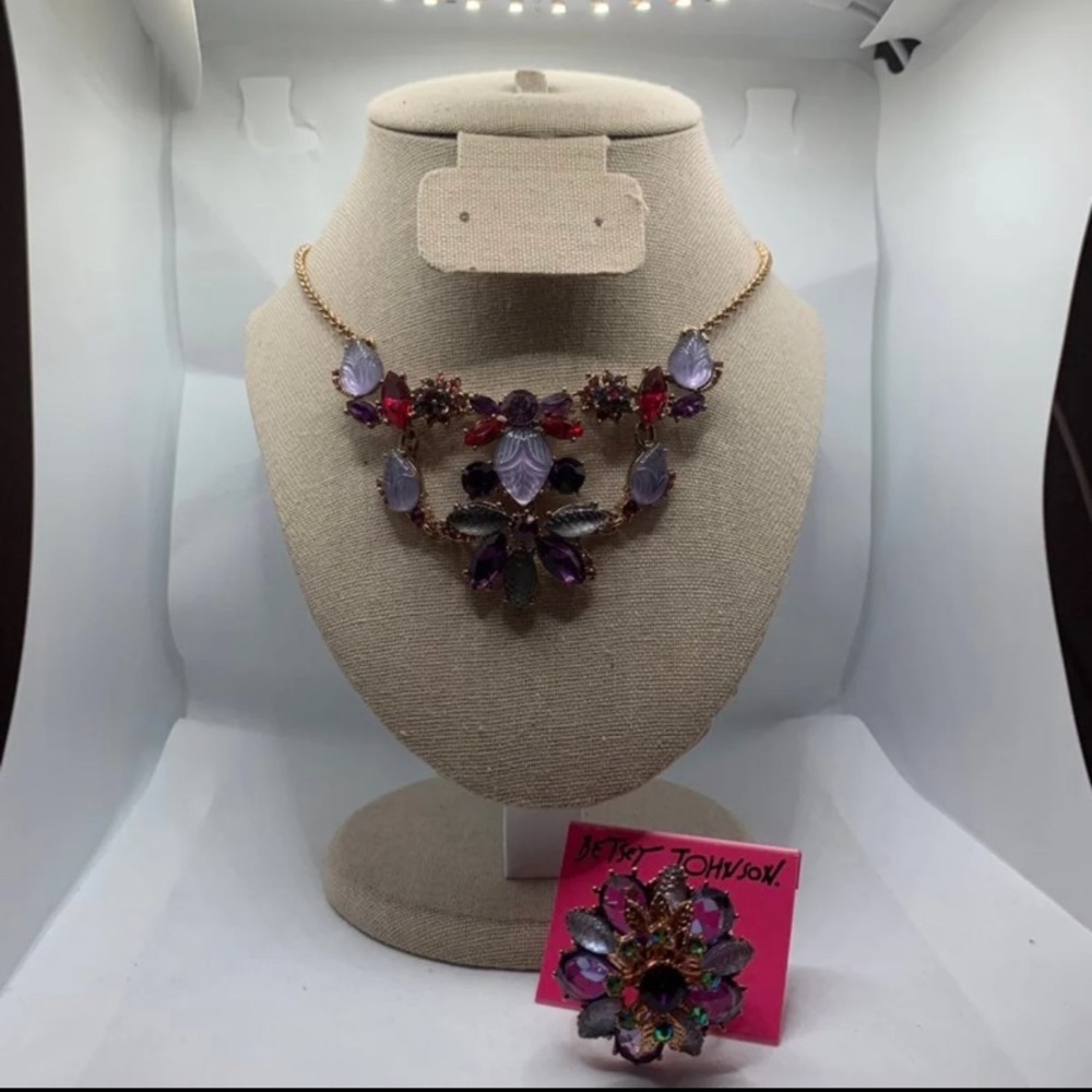 Betsey Johnson Violet Necklace *BUNDLE*